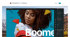 Desktop Screenshot of pixelmator.com